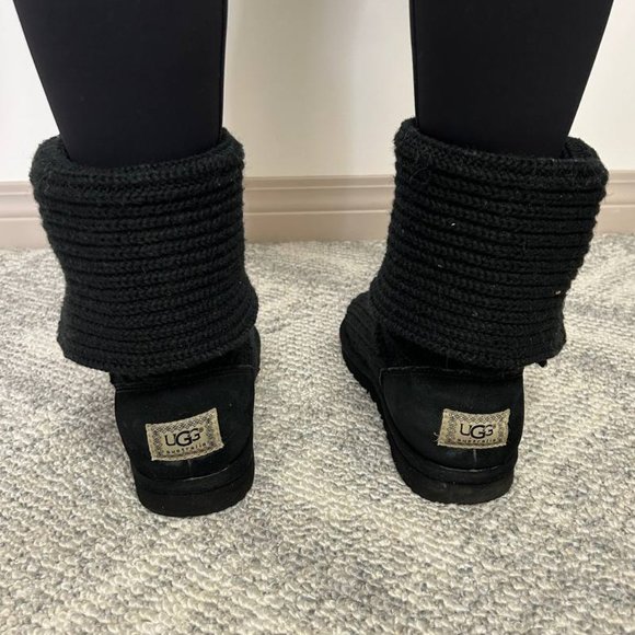 UGG Womens Crochet/Knit Boots Sz. 8 *USED - Picture 6 of 6